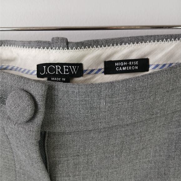 J.Crew SZ 6 2 PC Regent Blazer & Matching SZ 6 Cameron High Rise Pants In Gray - Picture 7 of 8